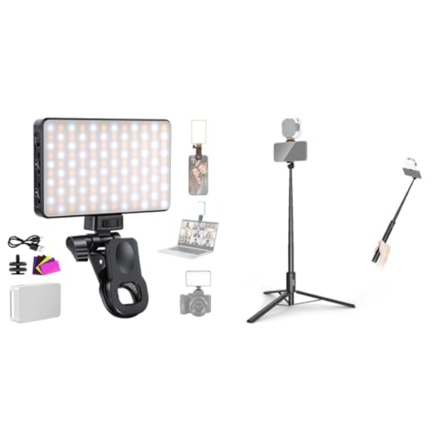 Selfie Stick Tripod - Luz LED para Selfies Basics BL120B