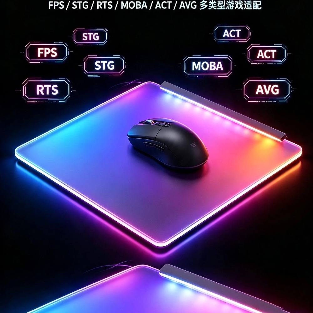 Phone Accessories App - Alfombrilla de Ratón RGB Luminosa FPS