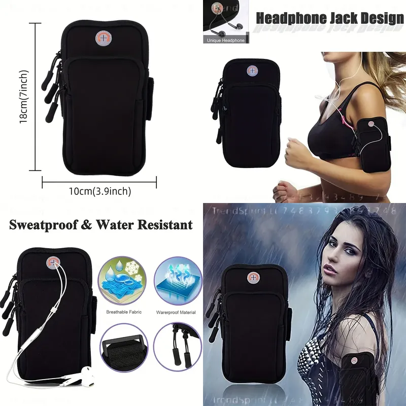 Waterproof Phone Bag - Brazalete Deportivo Impermeable para Teléfonos Móviles,