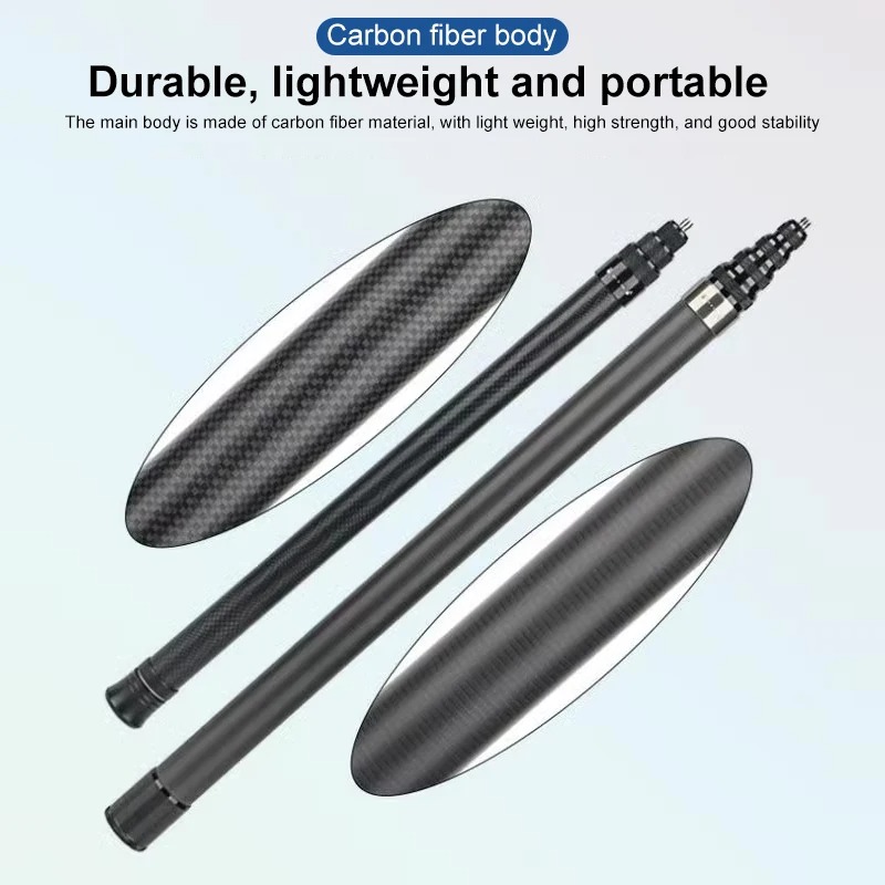 Monopié escalable de fibra de  - Selfie Stick Tripod reseña y precio