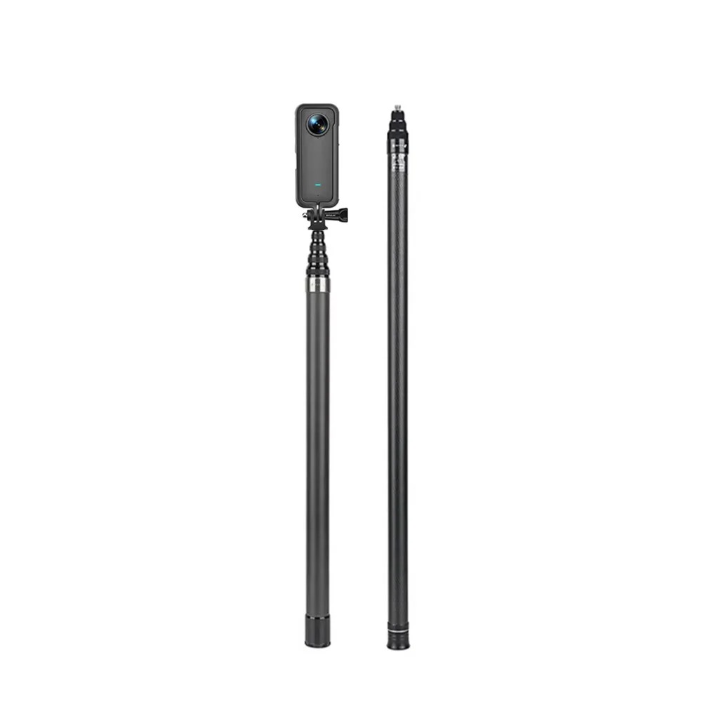 Monopié escalable de fibra de  - Selfie Stick Tripod reseña y precio
