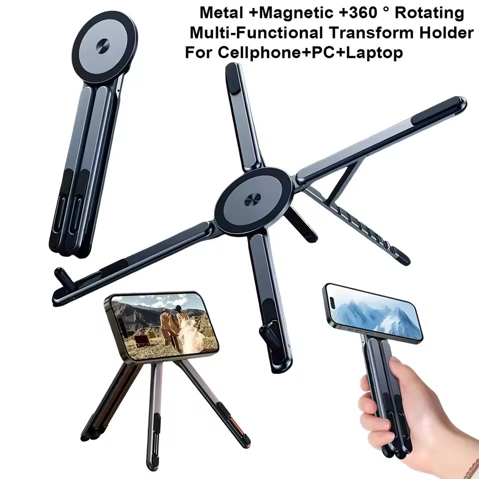 Soporte Magnético Plegable 3 e - Selfie Stick Tripod reseña y precio