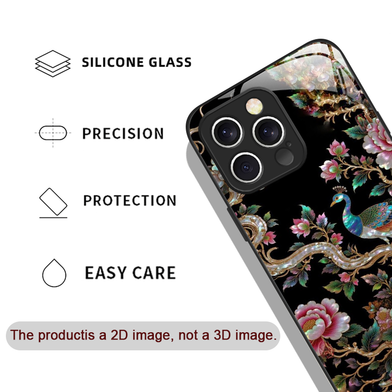 Elegante Funda de Teléfono de  - Tempered Glass Screen reseña y precio