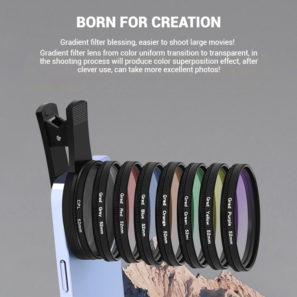 Kit de Filtros de Cámara para  - Phone Accessories For Content Creators reseña y precio