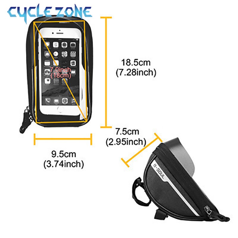 Bolsa para bicicleta de montañ - Phone Zone Accessories & Repair Lake Charles Reviews reseña y precio