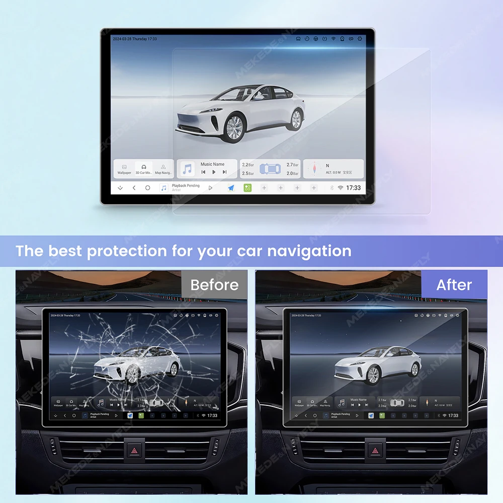 Para 11,5 13 pulgadas Radio vi - Tempered Glass Screen reseña y precio