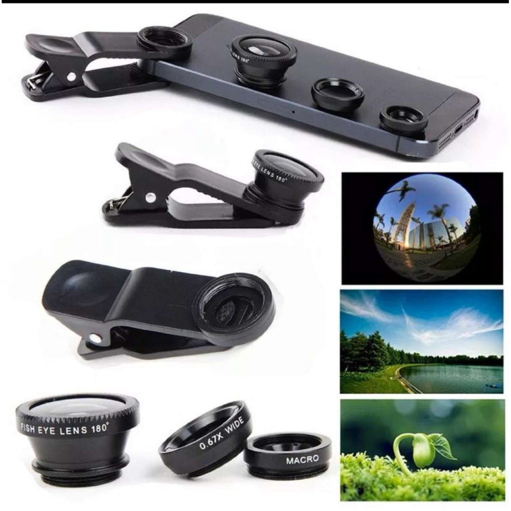 Kit de Lentes 3 en 1 para Cáma - Phone Accessories For Content Creators reseña y precio