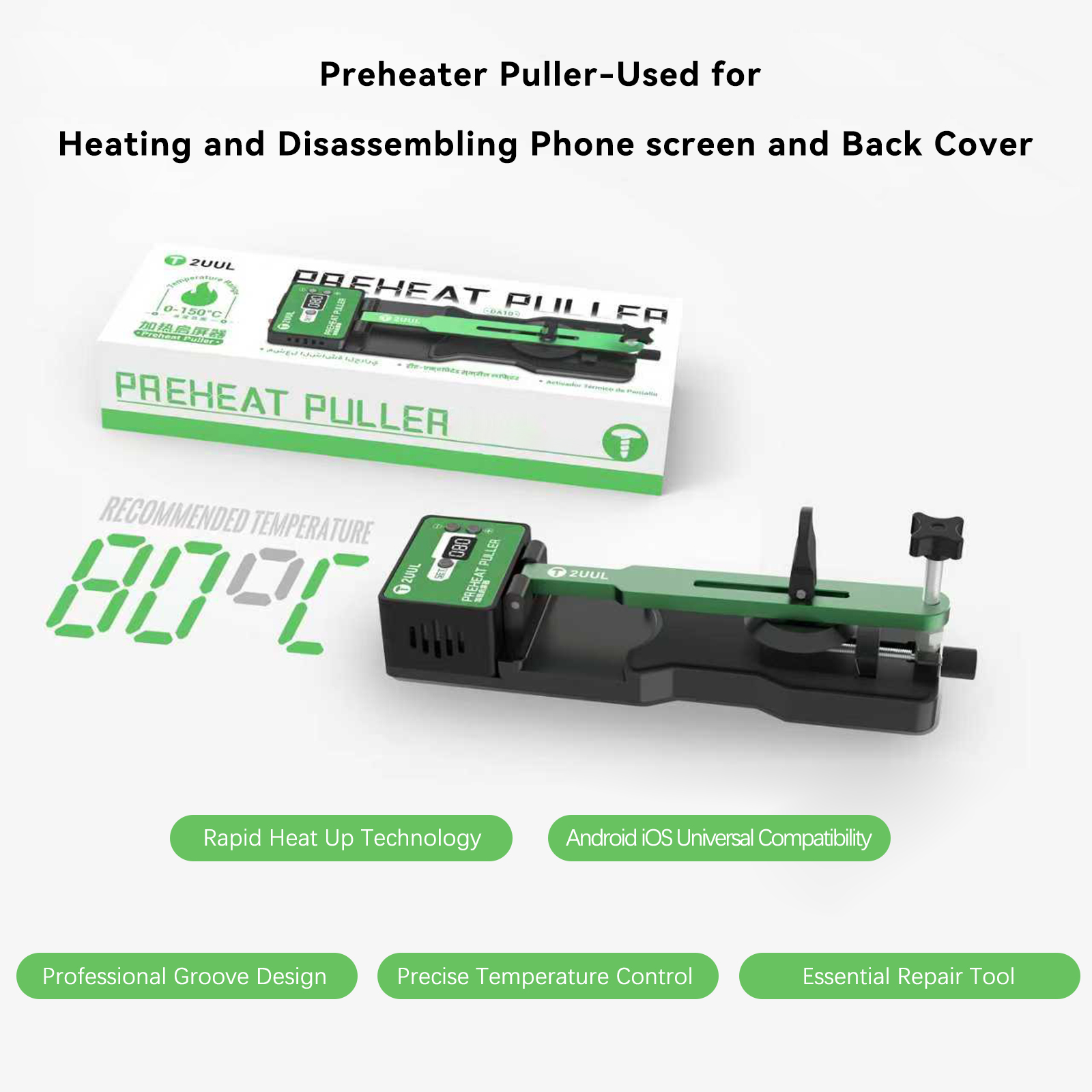 Extractor de precalentadores 2 - Phone Sanitizer Uv reseña y precio