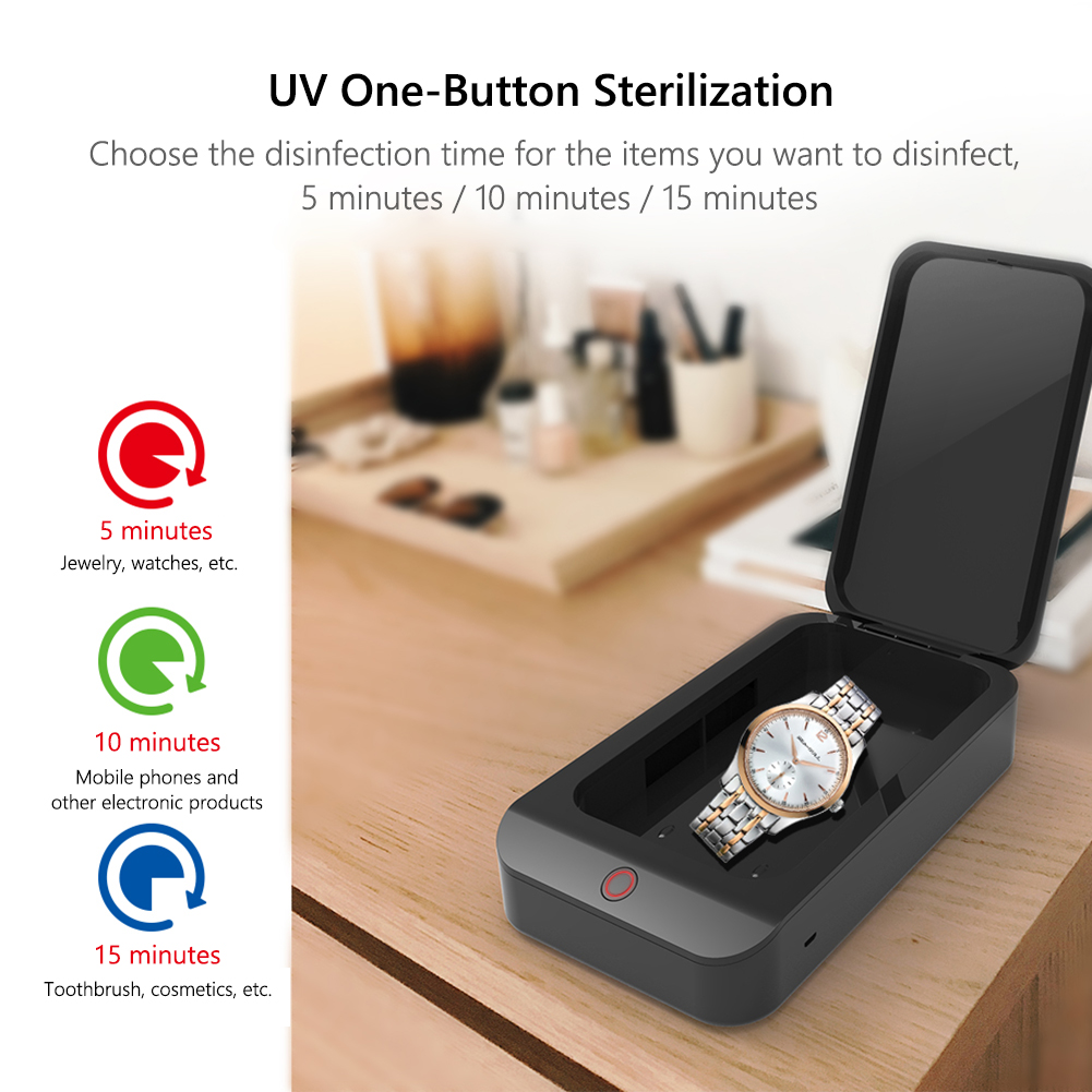 Caja limpiadora UV portátil X2 - Phone Sanitizer Uv reseña y precio