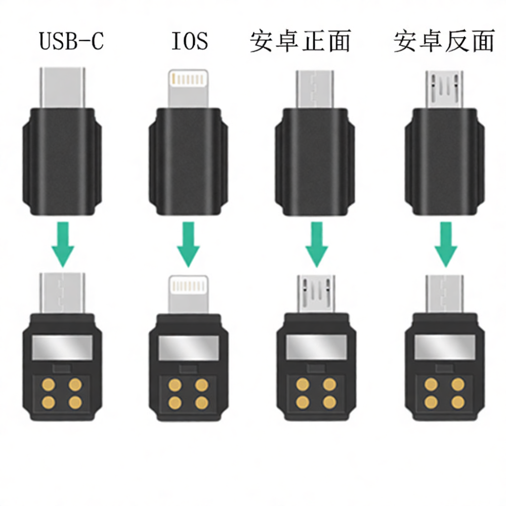 Adaptador de conector para DJI - Phone Accessories For Content Creators reseña y precio