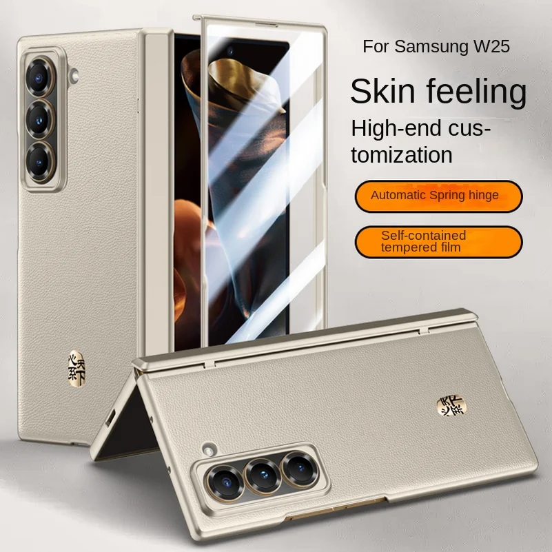 Funda de teléfono de cuero de  - Tempered Glass Screen reseña y precio