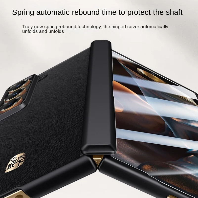 Funda de teléfono de cuero de  - Tempered Glass Screen reseña y precio